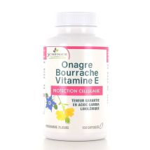 Les 3 Chênes Huile D'onagre, Bourrache Et Vitamine E 150 Capsules