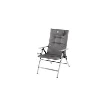 Coleman 5 Position Padded Recliner Chair Chaise De Camping 4 Pieds Gris