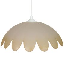 Suspension Verredôme Betina Blanc Ambred29 Cm