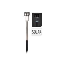 Balise Solaire Cylindre Inox Éclairage Autonome Pour Jardin - Ipae Progarden