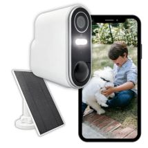 Caméra De Surveillance Extérieure Sans Fil Avec Panneau Solaire Camini Air 2 Solar