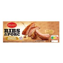 Bigard - Ribs De Porc Marinade Moutarde Bigard - L'unité A 600g