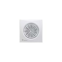 Extracteur Ultra-plat Silent 100 Crz Plastique Blanc Ø9,89cm S&p / Unelvent
