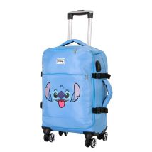 Karactermania Lilo And Stitch Face Valise Carapace Molle Bleu