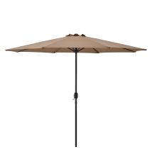 Parasol De Jardin Budapest Résistant Imperméable 300 X 230 Cm Beige [casa.pro]