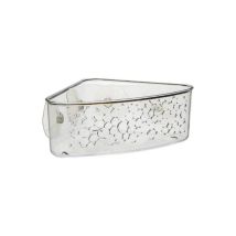 Panier De Douche Ventouse "galet" 23cm Transparent