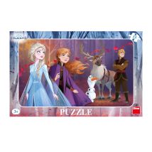 Dino Puzzle Frozen 2 Carton 15 Pièces Puzzle Enfants Disney