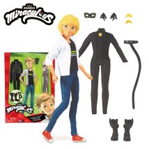 Poupée Adrien et ses 2 tenues MIRACULOUS