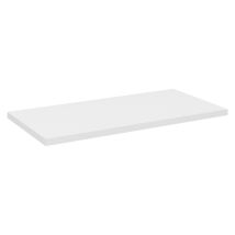 Plan Vasque Vano – Blanc Alpin – L80 × P40 × H2 Cm – Élégance À Poser En Mdf Mat