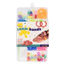 Boîte De Rangement Loombandjes Set Créatif Jouet 441 Pièces Pour Enfants