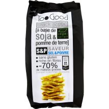 Toogood - Biscuits Apéritifs Snack Poppé Sel Poivre, Sans Gluten Toogood - Le Sachet De 85 G