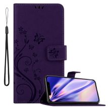 Coque Pour Iphone 12 Mini En Mauve Housse Etui Protection Floral Cadorabo