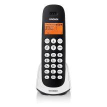 Brondi Adara Téléphone Dect Identification De L'appelant Noir, Blanc