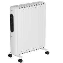 Radiateur À Bain D’huile - Oria 2500 W - Écran Led - Thermostat Digital - Minuterie