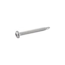 Vis Auto-perceuse A2 Inox Tête Cylindrique Bombée Carré 3,9x13 Mm Acton