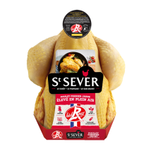 St Sever - Poulet Entier Jaune Fermier Pac Label Rouge St Sever - Le Poulet D'1,755kg