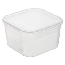 Grande Boîte Alimentaire Congélation Carrée 3 Litres - Transparent