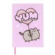 Agenda Yum Format A5 Avec Ruban Marque-page Couverture Douce Rose Pusheen