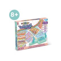 Kit Bracelets D'amitié Wrapit 648 Pièces Métier Turquoise Menthe 26x31x5cm Rainbow Loom