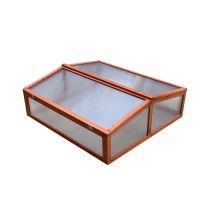Serre De Jardin Gardiun Wooden Ii 90x82x32 Cm En Bois Et Polycarbonate