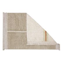 Tapis Coton Réversible - Beige - 140 X 200 Cm