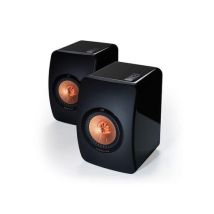 Enceintes Bibliothèque Kef Ls50 Noir Piano Vendues À La Paire