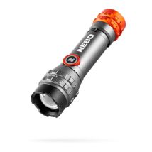 Lampe De Poche Rechargeable Davinci 450 Lumens - Aluminium Noir - Compacte Et Flexible 3x3x10,85 Cm