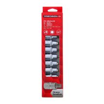 Precision-steel 9 Douilles Étoiles Mâles T20