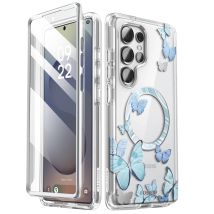 Coque Intégrale Papillons Pour Samsung S25 Ultra Collection Cosmo Transparent I-blason