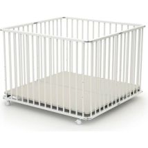 Grand Parc Pliant Webaby Blanc & Gris