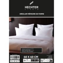 Oreiller Blanc Mémoire De Forme 60x60 Cm Hechter