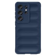 Coque Pour Galaxy S26 Ultra Souple Antichoc Compatible Recharge Sans Fil Qi Bleu Nuit Amorus