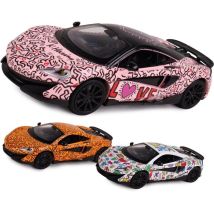 Voiture Mclaren 600lt Keith Haring - 029090 - Échelle 1:32 - Sons & Lumieres - Des 4 Ans