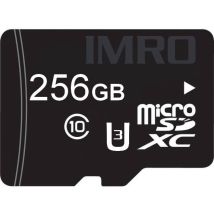 Imro Microsdxc 10/256gb Uhs-3 Adp Memory Card Mémoire Flash 256 Go Classe 10