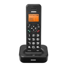 Brondi Bravo Star Téléphone Dect Identification De L'appelant Noir