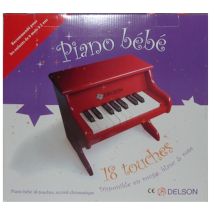 Delson - Piano Rouge Pour Bébé Delson - L'unité