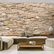 Papier Peint Decorative Stone-taille L 350 X H 245 Cm