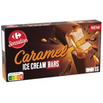 Crf Sensation Barres Glacées Chocolat Caramel Carrefour Sensation