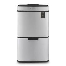 Poubelle De Tri À Capteur 64l, Inox Edition - N°1010