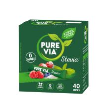 Pure Via - Edulcorant Stévia Sticks Pure Via - La Boite De 40 Sticks - 60 G