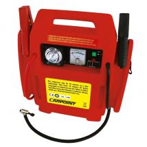 Démarreur 12 V/17 Ah Et Compresseur D'air Rouge Carpoint