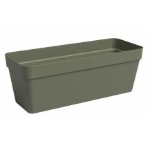 Jardiniere - - Capri - Plastique - Rectangulaire - Vert Sec - 12,5 L