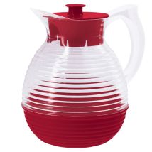Carafe Vintage 1.3l - Rouge Coquelicot - Pichet Rétro Made In France