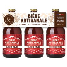 Desprat Saint Verny - Bière Rouge Aux Sureaux Cloche Rouge 6% Desprat Saint Verny - 3x33cl