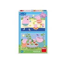 Dino Puzzle Peppa Pig Vacances 2x48 Pièces Pour Enfants