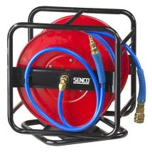 Enrouleur Tuyau D'air Avec Raccords Senco 4000730 30 Mètres Pivotant À 360°