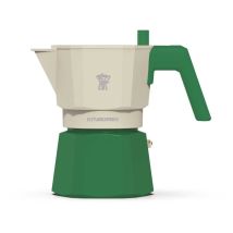 Cafetière Italienne Futurexpress Aluminium Vert Forêt 15.5x8.7xh14.2 Cm Pezzetti