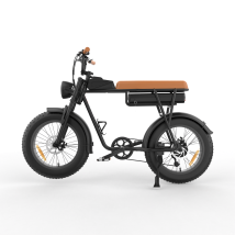 Vélo Électrique Yamali Fxh-006, Batterie 48 V 18 Ah, Tout-terrain, Marron