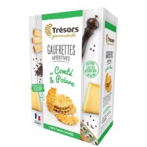Biscuits Apéritifs Au Comté Et Poivre Tresors Gourmands