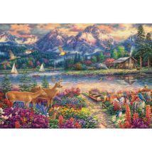 Castorland Puzzle Spring Mountain Majesty - 1500 Pièces Puzzle